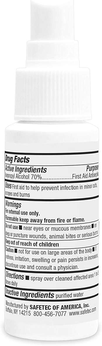 Safetec Isopropyl Alcohol Spray, 2 oz. Spray Bottle (24 Bottles/case) - Image 5