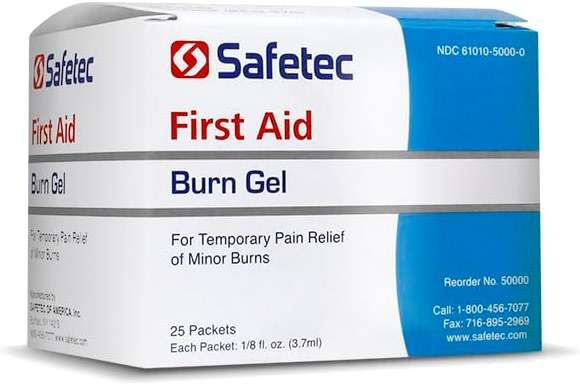 Safetec Burn Gel.125 oz. Pouch 25 ct. Box - Image 1