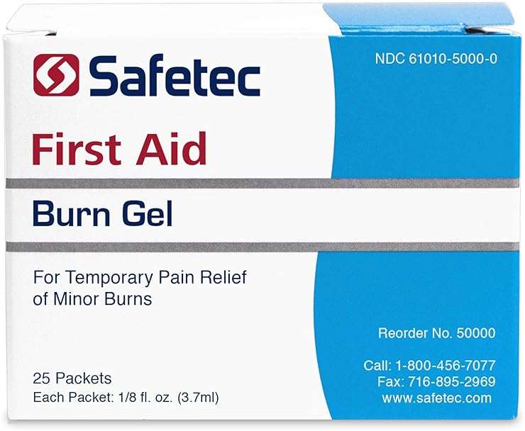 Safetec Burn Gel.125 oz. Pouch 25 ct. Box - Image 2