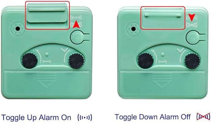 Peakeep Ultra Small, Battery Travel Alarm Clock with Snooze and Light, Silent with No Ticking Analog Quartz (Aquamarine) - Image 5