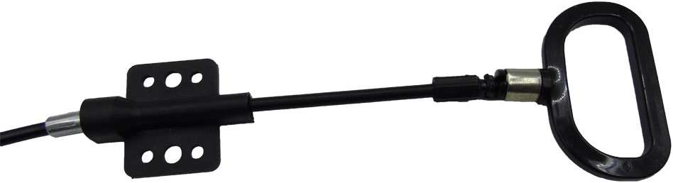 2 Pieces Recliner Release Cable Replacement D-Ring Pull Handle, Exposed Length 4.75" with S Tip | D-Ring Pull Handle, Exposed Length 4.75", with S Tip - Image 2