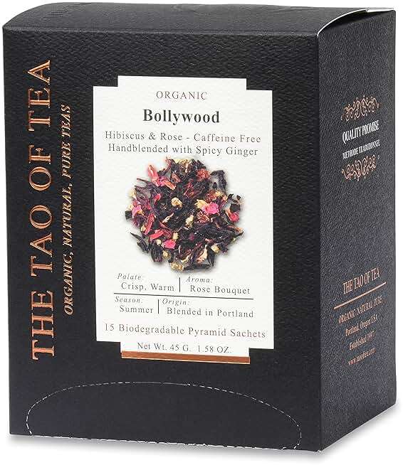 The Tao of Tea Bollywood Box Pyramid Sachets, 15 Sachets - Image 5
