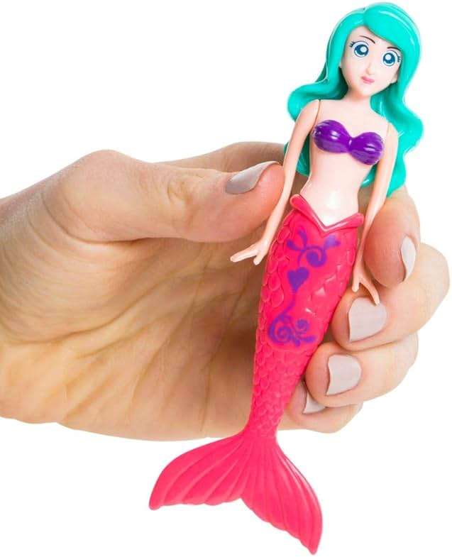 Fun Stuff Banzai Spring and Summer 3 Piece Magical Mermaid Dolls, in Assorted Colors - Image 2