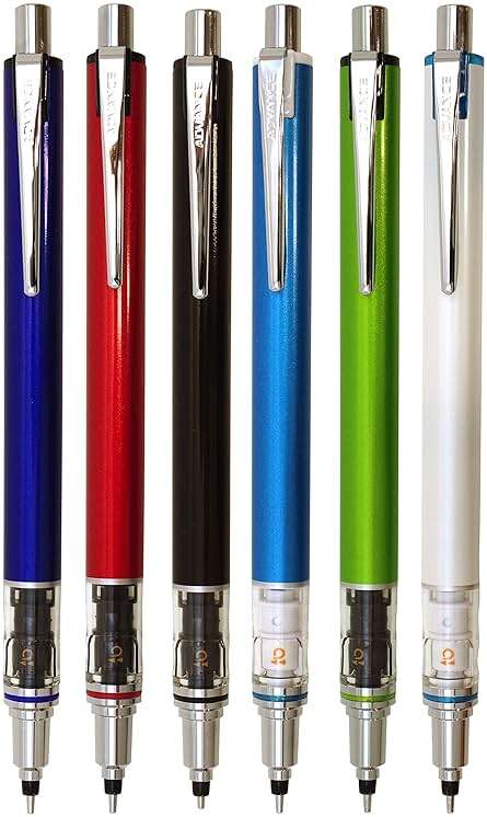uni Kuru Toga Advance - Auto Lead Rotating Mechanical Pencil, 0.5mm (Black) - Image 5