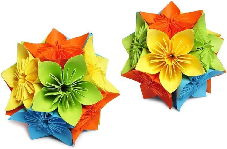 Origami Paper Double Sided 200 Sheets with Assorted 20 Colors, 6 Inch Square Colored Origami Sheets Easy to Fold for Beginner,School,Fun DIY Arts,Parent-Child Interaction & Crafts Handmade Projects - Image 5