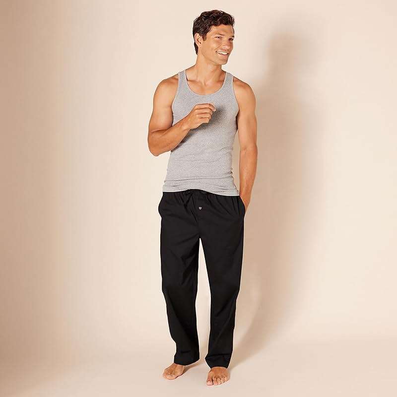 Amazon Essentials Men's Lightweight Breathable Cotton Slim Fit Tank Undershirts - Image 7
