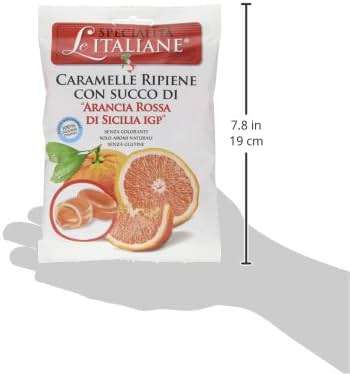 Serra Le Italiane, Italian Natural Hard Candy Filled With Red Orange From Sicily Italy, 3.5 Ounce - Image 4