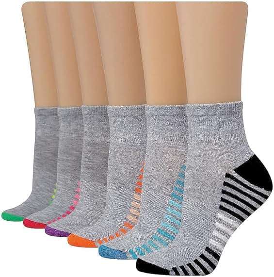 Hanes Women's 6-Pair Comfort Fit No Show Socks - Image 1