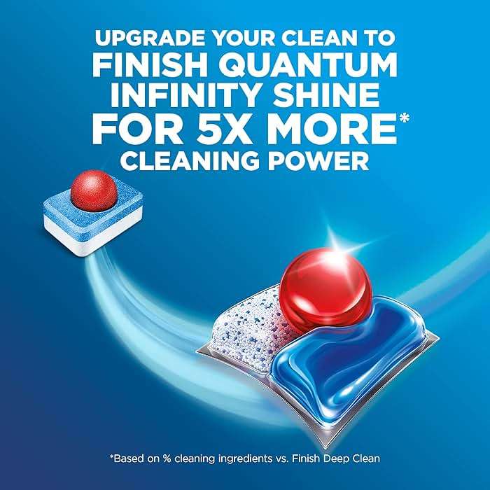 Finish Powerball Dishwasher Pods, Dishwasher Tablets Plastic Free, Fresh Scent, 94 Count - Image 2