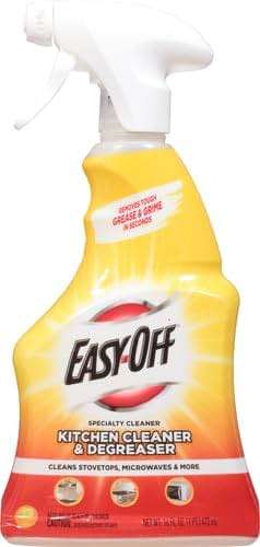 Easy Off Specialty Kitchen Degreaser Cleaner, Clear, Lemon, 16 Fl Oz - Image 2