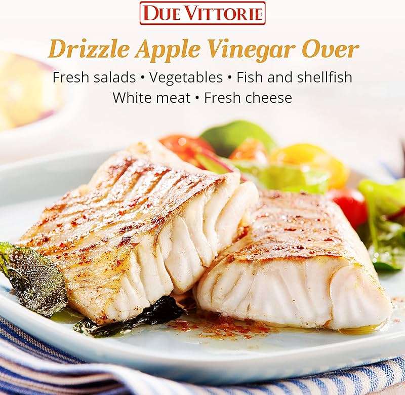 Due Vittorie Apple Vinegar - Easy to Drink Raw Apple Cider Vinegar Aged in Barrique Wine Barrels, Gourmet Vinegar for Cooking, Imported From Italy, All Natural - 16.9 fl oz / 500ml - Image 5