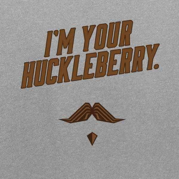 Pop Threads Im Your Huckleberry Western Quote Funny Vintage Infant Baby Boy Girl Bodysuit - Image 2