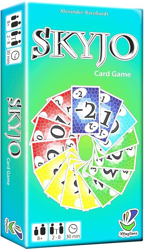 magilano SKYJO, Fun Card Game for Young and Least Young, Fun Game Parties in The Circle of Friends and Family. - Image 1