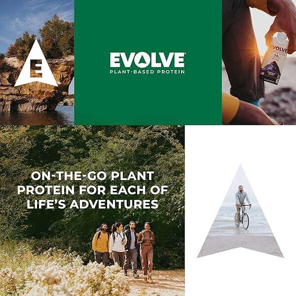 Evolve Plant Based Protein Shake, Double Chocolate, 20g Vegan Protein, Dairy Free, No Artificial Sweeteners, Non-GMO, 10g Fiber, 11 Fl Oz (Pack of 12) - (Formula May Vary) - Image 3