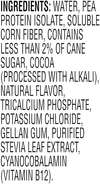 Evolve Plant Based Protein Shake, Double Chocolate, 20g Vegan Protein, Dairy Free, No Artificial Sweeteners, Non-GMO, 10g Fiber, 11 Fl Oz (Pack of 12) - (Formula May Vary) - Image 8