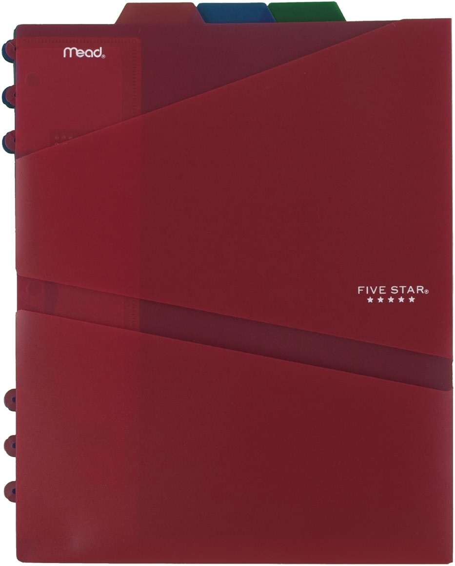 Five Star 2-Pocket Dividers, Tabbed, Colors Will Vary, 3 Pack (81210) - Image 2