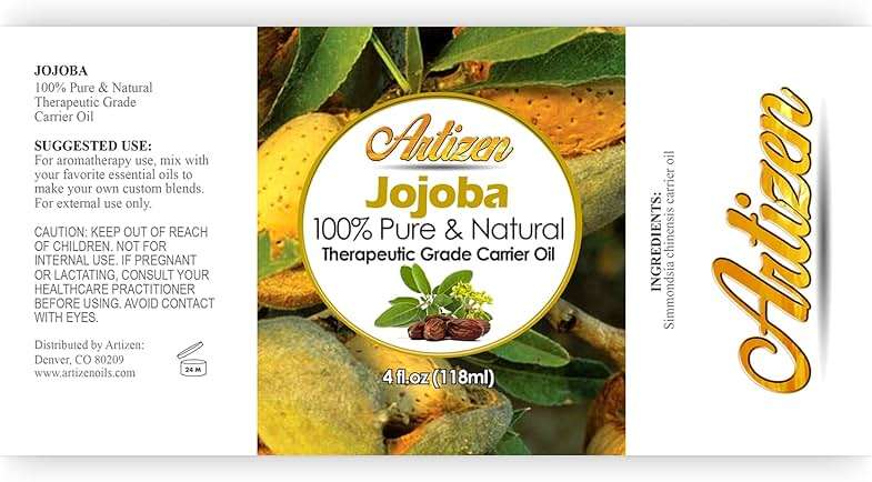 Artizen 100% Pure Jojoba Oil (Huge 4OZ Bottle) All-Natural Jojoba Oil - Cold Pressed - Perfect Moisturizer for Hair, Skin, Face, and Hair - Image 2
