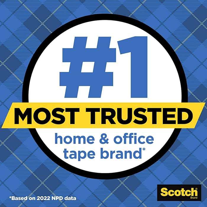 Scotch Wall-Safe Tape, 1 Dispenser Roll, Removable Wall Safe Tape, for Hanging Photos, Art, Décor, 3/4 in x 650 in - Image 3