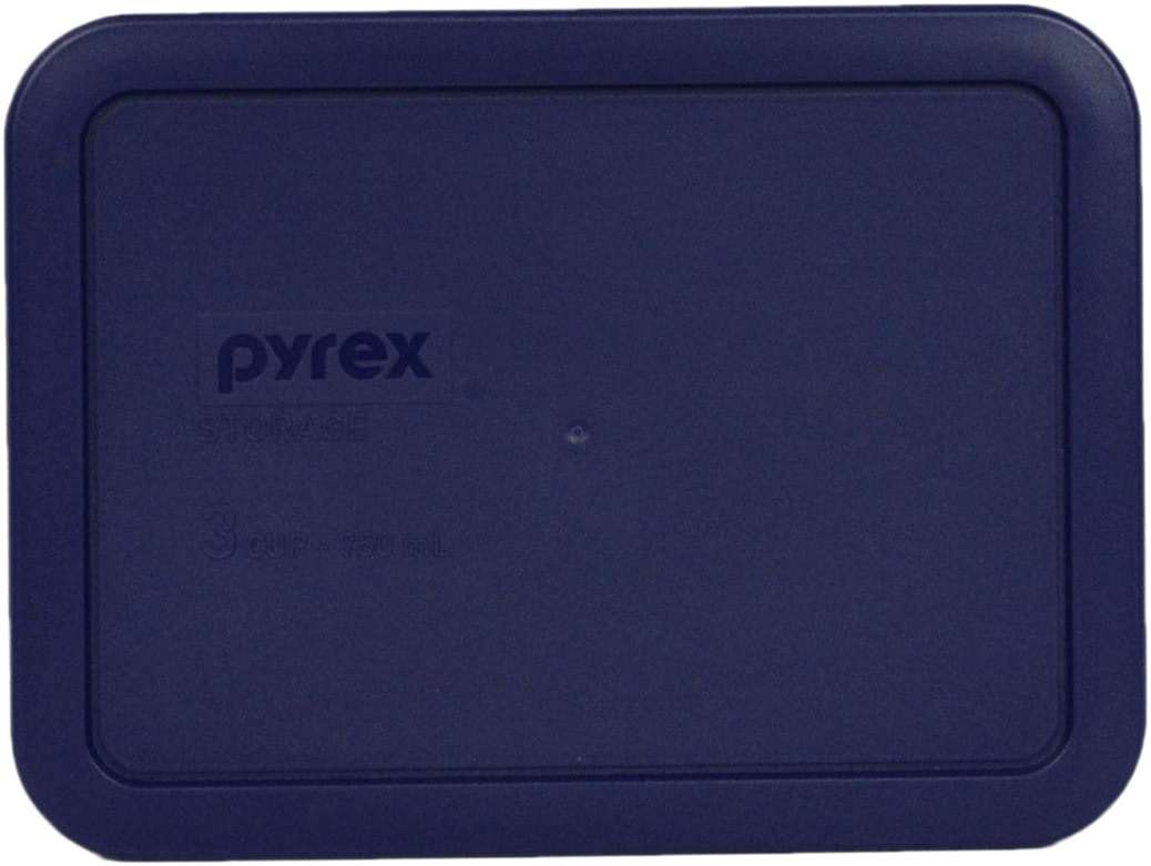 Pyrex 7212-PC 11-Cup, 7211-PC 6-Cup, & 7210-PC 3-Cup Blue Food Storage Replacement Lids - Made in USA - Image 7