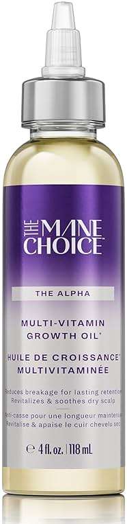 The Mane Choice Alpha Multi-Vitamin Scalp Hair Growth Oil, 4 Fl Oz, 1 Pack, Nourishing Scalp Oil with Biotin, Vitamin C, Rosemary, Rice Extract, Jojoba, Tea Tree & Castor Oil, Lightweight & Non-Greasy - Image 1