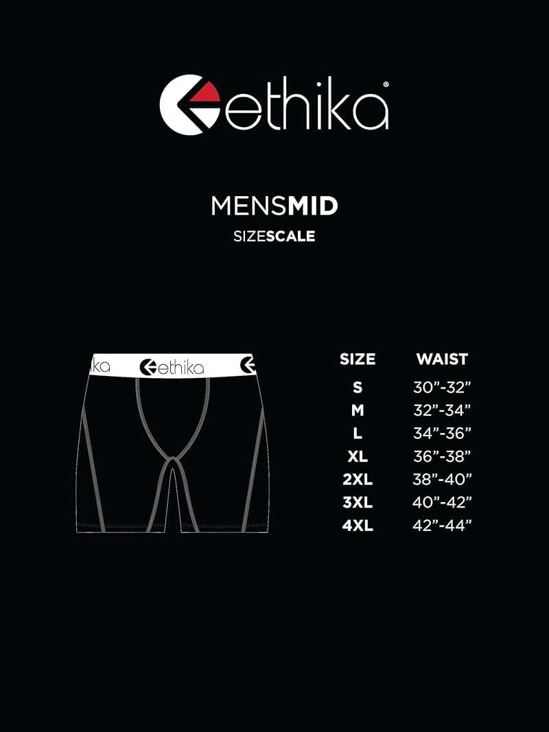 Ethika Mens Mid Boxer Briefs - Image 4