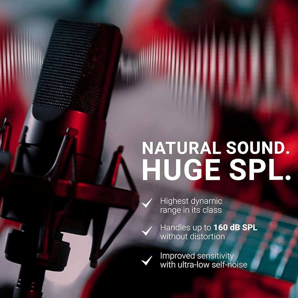 SE ELECTRONICS X1 S Large Diaphragm Condenser Microphone with 80/160 Hz Filters & -10/-20 dB Pads - XLR Condenser Mic for Singing, Vocals & Instruments - Professional Studio Microphone for Recording - Image 5