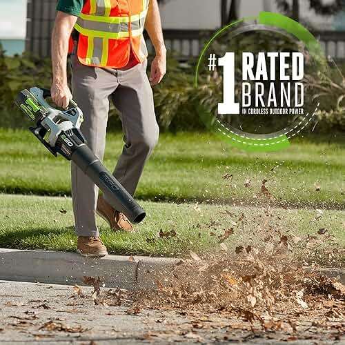 EGO POWER+ Leaf Blower, Cordless Electric 530 CFM, Includes 56V 2.5Ah Battery and Charger - LB5302 - Image 2