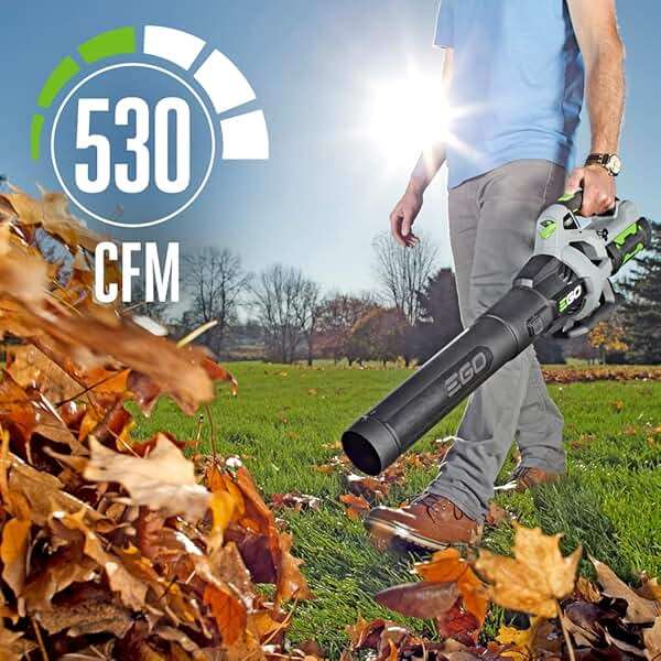 EGO POWER+ Leaf Blower, Cordless Electric 530 CFM, Includes 56V 2.5Ah Battery and Charger - LB5302 - Image 3