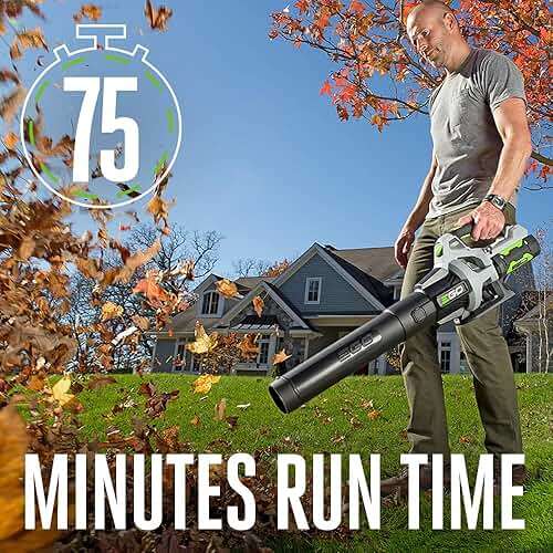 EGO POWER+ Leaf Blower, Cordless Electric 530 CFM, Includes 56V 2.5Ah Battery and Charger - LB5302 - Image 4