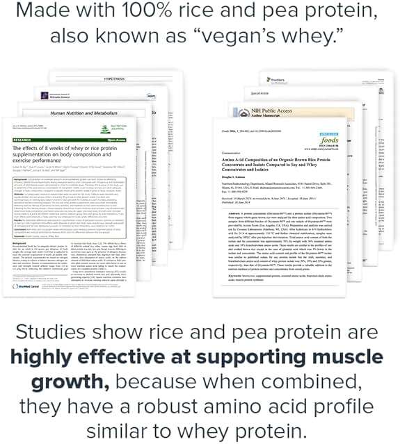 LEGION Plant+ Vegan Protein Powder, Chocolate - Rice and Pea, Plant Based Protein Blend. Gluten Free, GMO Free, Naturally Sweetened and Flavored, 20 Servings, (Chocolate) - Image 3