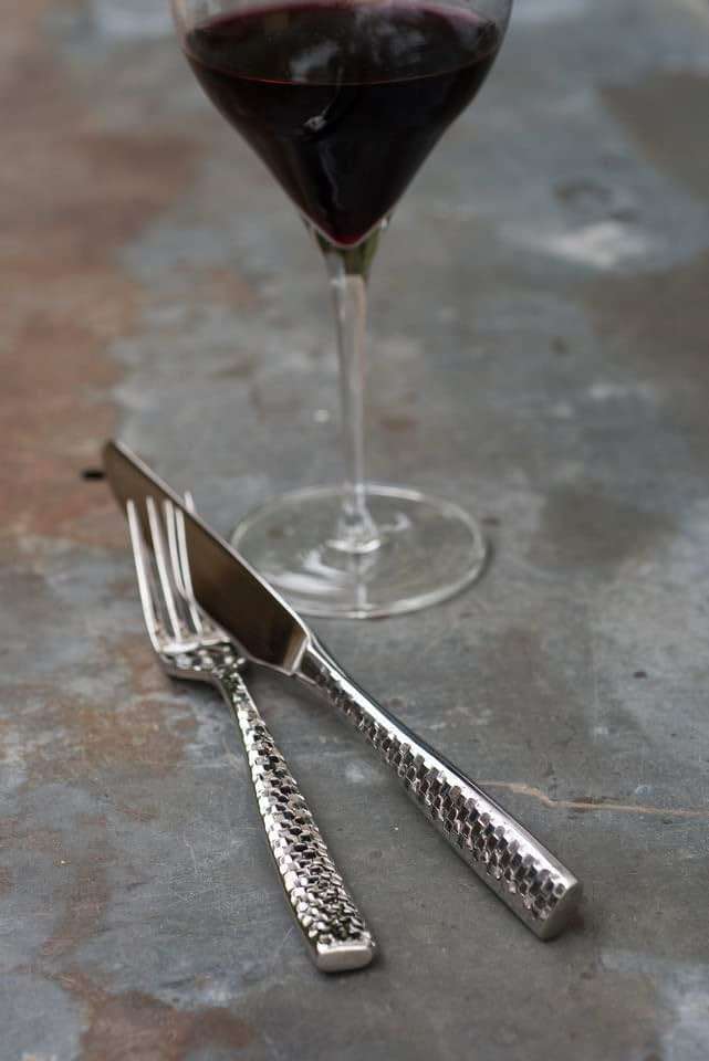 FORTESSA Lucca 18/10 Stainless Steel Flatware, 20 Piece Place Setting With Table Knives, Forks and Spoons (Service For 4), Dishwasher Safe, Polished - Image 5