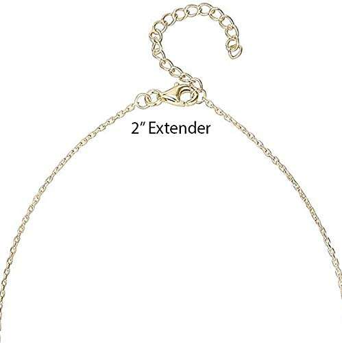 PAVOI 14K Gold Plated Circle CZ Solitaire Necklace | Elegant Bezel Pendant | Dainty Cubic Zirconia Halo Choker Necklaces for Women - Image 3