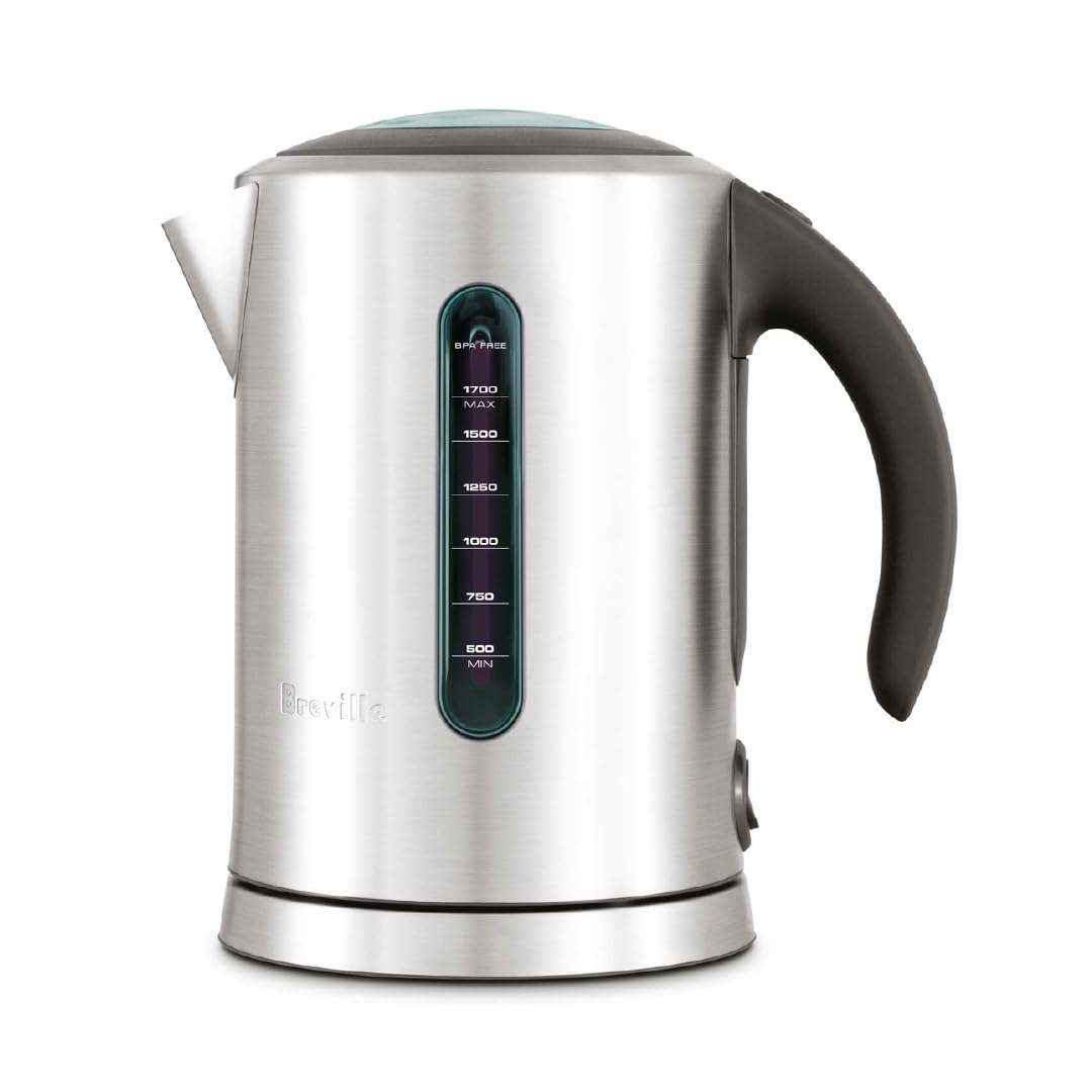 Breville BKE700BSS Soft Top Pure Hot Water Kettle, 7 Cup, Brushed Stainless Steel - Image 1