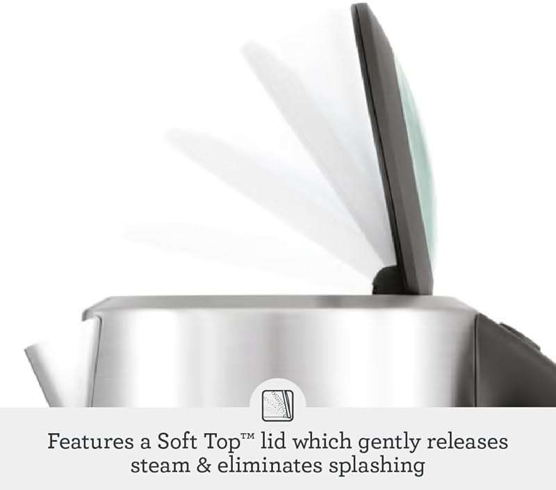 Breville BKE700BSS Soft Top Pure Hot Water Kettle, 7 Cup, Brushed Stainless Steel - Image 6
