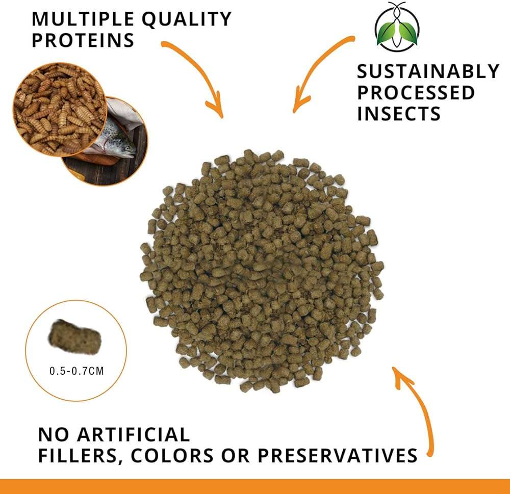 Fluval Bug Bites Goldfish Fish Food, Pellets for Medium to Large Sized Fish, 3.53 oz, A6584 - Image 2