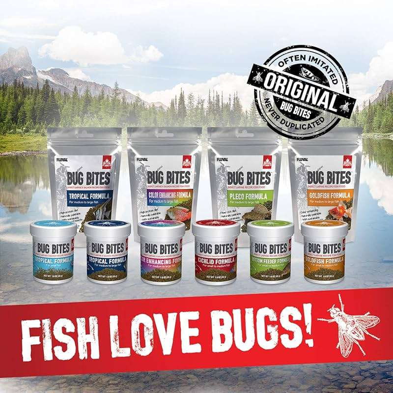 Fluval Bug Bites Goldfish Fish Food, Pellets for Medium to Large Sized Fish, 3.53 oz, A6584 - Image 7