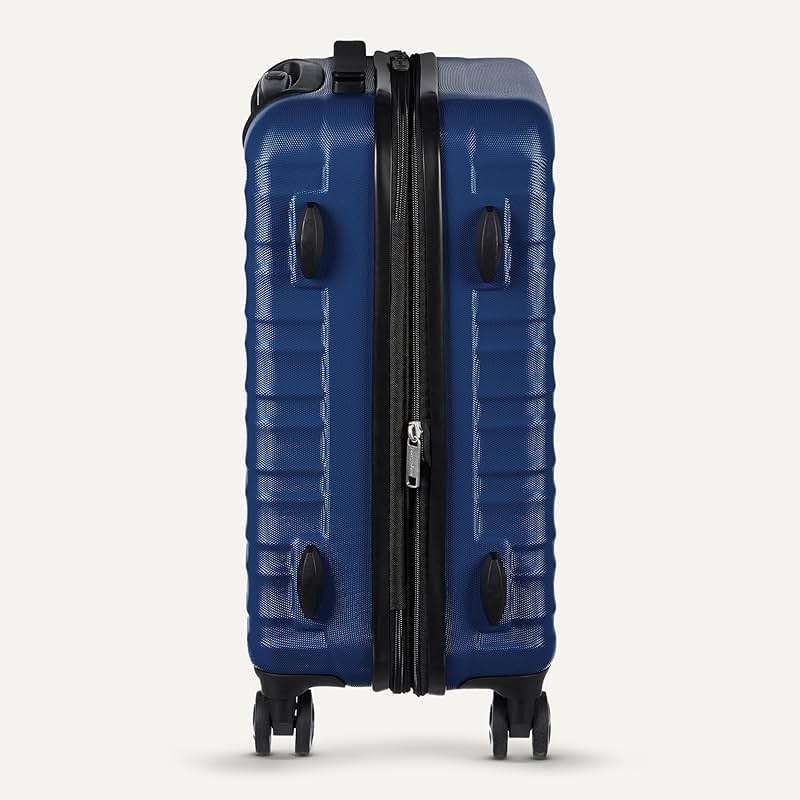 Amazon Basics 21" Hardside Carry-On Luggage with Multi-directional Wheels, Expandable for Up to 25% More Space, Scratch-Resistant Surface, Organized Interior, Navy Blue - Image 5