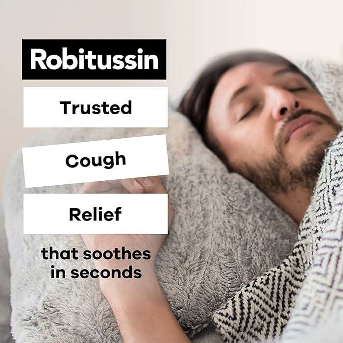 Robitussin Maximum Strength Nighttime Cough DM Max, Adult Formula, Berry Flavor - 8 Fl Oz Bottle - Image 3
