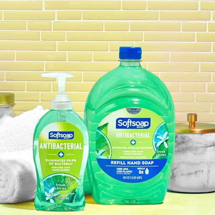 Softsoap Antibacterial Liquid Hand Soap, Fresh Citrus Scent Hand Soap, 11.25 Ounce, 6 Pack - Image 14