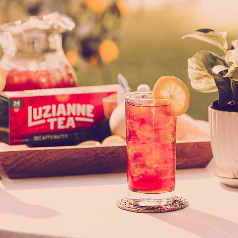 Luzianne Decaffeinated Iced Tea Bags, Family Size, 24ct Box (Pack of 6) - Image 4