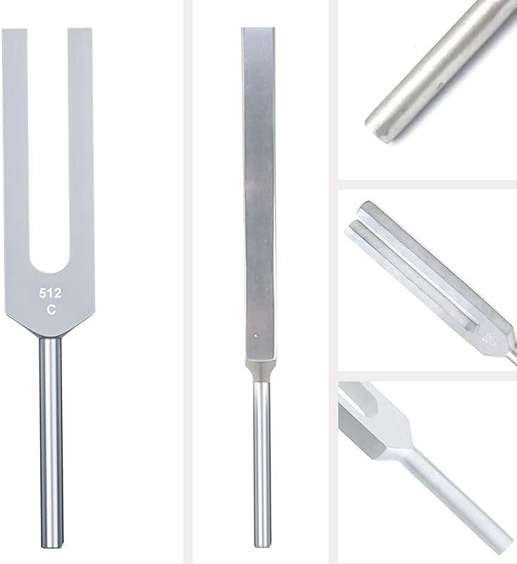 SURGICAL ONLINE Aluminum Sensory Tuning Forks C 128, C 256, C 512, Diagnostic Instruments 3 Pcs - Image 6