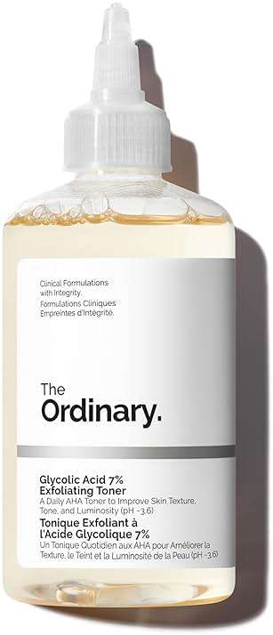 The Ordinary Glycolic Acid 7% Exfoliating Toner, Brightening and Smoothing Daily Toner for More Even-Looking Skin Tone - Image 1