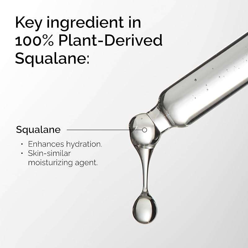 The Ordinary 100% Plant-Derived Squalane, for Skin and Hair, Lightweight Hydration, and Moisture Barrier Support, 1 Fl Oz - Image 2