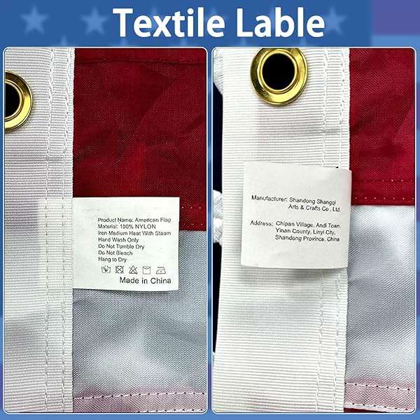 American Flag 4x6 ft: Long Lasting US Flag, Heavy Duty Nylon, Embroidered Stars, Sewn Stripes, Brass Grommets, UV Protection Perfect for Outdoors! USA Flag - Image 8