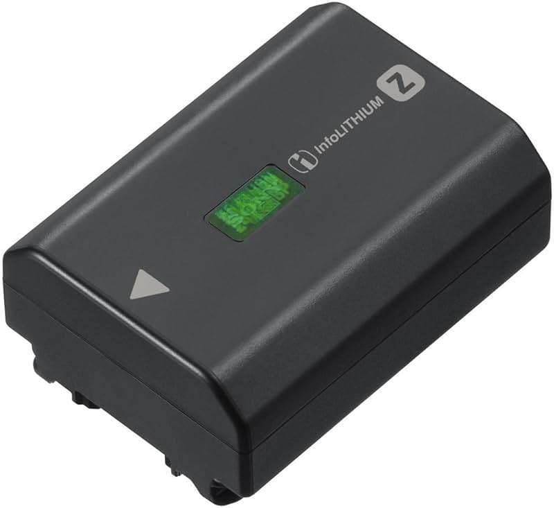 Sony NPFZ100 Z-Series Rechargeable Battery Pack for Alpha A7 Iii, A7R, A9 Digital Cameras Black, 7.2 Volts - Image 1