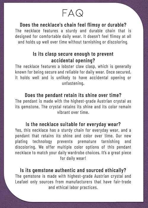 Leafael Necklaces for Women, Infinity Love Birthstone Heart Crystal Pendant, Birthday Jewelry Gifts for Her, Mom, and Wife, Silver Plated, 18 plus 2 inch Adjustable Chain - Image 8