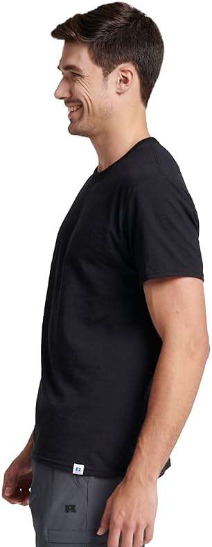 Russell Athletic Mens Dri-Power Short Sleeve Tees, Moisture Wicking, Odor Protection, UPF 30+, Sizes S-4x - Image 3
