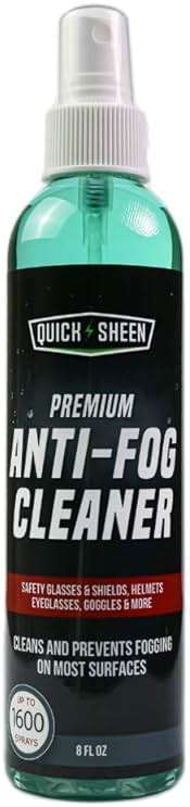 Quick Sheen Anti-Fog Spray for Glass, Windows, Glasses, Masks, Mirrors, Goggles - Image 1