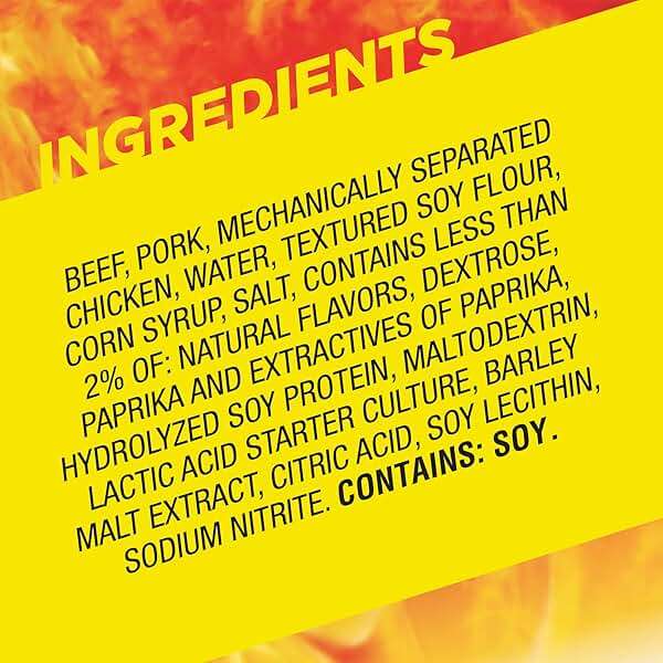 Slim Jim Smoked Meat Sticks, Original Flavor, 6g Protein Per Serving, Snack Size, Father's Day Bulk Snack Gifts, 0.28 oz. (46 Count) - Image 4