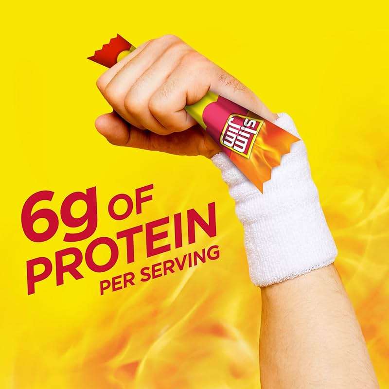 Slim Jim Smoked Meat Sticks, Original Flavor, 6g Protein Per Serving, Snack Size, Father's Day Bulk Snack Gifts, 0.28 oz. (46 Count) - Image 7